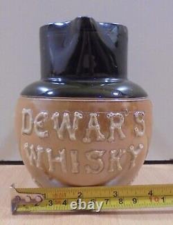 Dewar's Scotch Whisky Advertisign Vtg Royal Doulton Céramique Pitcher / Water Jug