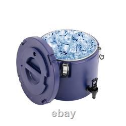 Distributeur de boissons isolé de 5 gallons avec pichet d'eau en acier inoxydable 304