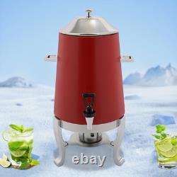 Distributeur de boissons pour café, thé, eau chaude avec support et porte-carburant rouge US neuf