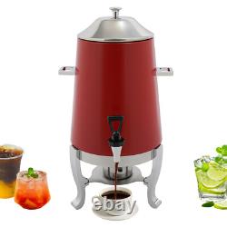 Distributeur de boissons pour café, thé, eau chaude avec support et porte-carburant rouge US neuf