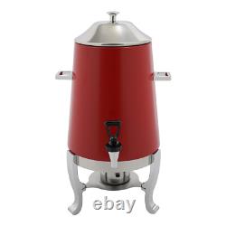 Distributeur de boissons pour café, thé, eau chaude avec support et porte-carburant rouge US neuf