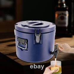 Distributeur isolé de boissons de 5 gallons avec pichet d'eau en acier inoxydable 304