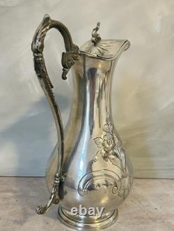 Ecuelle à vin/eau en argent antique plaqué gravé marquée 5 1844 HS Victorienne