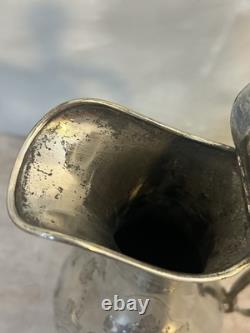 Ecuelle à vin/eau en argent antique plaqué gravé marquée 5 1844 HS Victorienne
