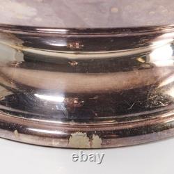Ensemble de 3 cruches en laiton argenté vintage d'Argent Italie