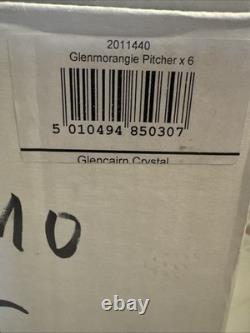 Ensemble de 5 verres à whisky Glenmorangie Single Malt Scotch avec pichet à eau