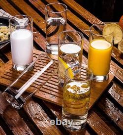 Ensemble de 7 pièces : carafe en verre avec 6 verres à eau, couvercle, carafe.