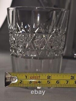 Ensemble de carafe verseuse chope rare de 6 verres en cristal américain signé Hawkes