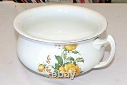 Ensemble de salle de bain Knowles de 6 pièces : lavabo, pichet d'eau, pot de chambre et jugs