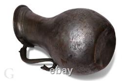 Ewer en cuivre gravé islamique ancien, pichet d'eau, 19e siècle, Afghanistan, 25H