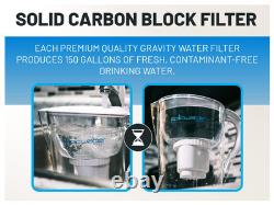 FILTRE DE REMPLACEMENT/Compatible avec la carafe d'eau Epic Pure/Élimine le fluorure