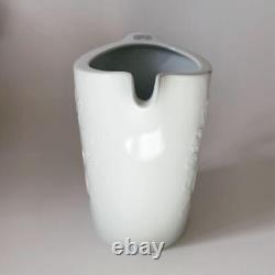 FRANCK MULLER Carafe Pitcher Vase Numéro Motif Blanc H16cm Accessoire d'intérieur