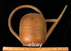 Fabuleux Vieux Moderniste Retro Chase Copper Flower Watering Pitcher Jug Rare