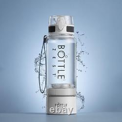 Générateur de bouteille d'eau à l'hydrogène Flip Top, 380ML, jusqu'à 5000 PPB technologie SPE PEM