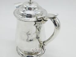George II Pichet en argent sterling balustre antique 1745 Londres James Wilks