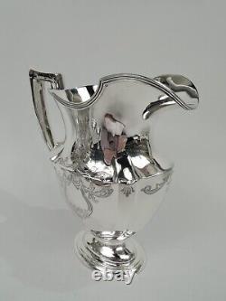 Gorham Engravé Plymouth Water Pitcher A2788 American Sterling Silver 1911