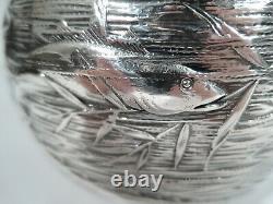 Gorham Water Pitcher 1150 Antique Japonesque American Sterling Silver