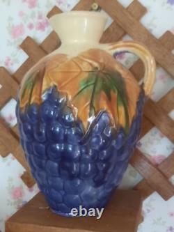 Gourde en argile faite à la main d'Ukraine - Carafes pour vin, eau, jus, lait
