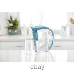 Grand Carafe Filtrante d'Eau pour Eau du Robinet et Eau Potable avec 1 Filtre à Débit, Durable