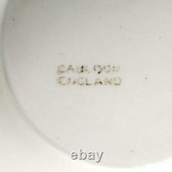 Grand Pichet Floral en Porcelaine Antique Cauldon Angleterre Signé 12.5H