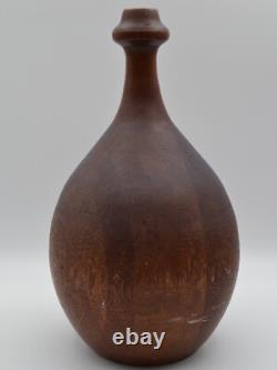 Grand pichet en bois en forme de gourde MCM