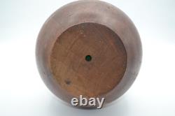 Grand pichet en bois en forme de gourde MCM