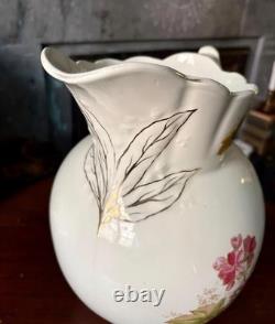 Grand pichet/fût floral des frères Johnson des années 1900