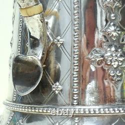 Grande Cruche Antique Victorian Sterling Silver Water Jug Robert Hennell III Londres 1844