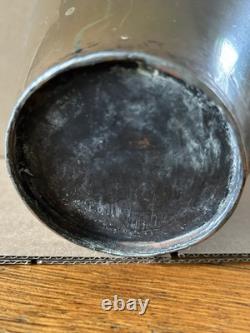 JUG À EAU OVALE EN CUIT ANTIQUE PRIMITIF EN CUIVRE 7 x 6