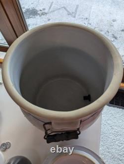 Jarre à eau antique Red Wing de 3 gallons avec robinet et couvercle, tournesol 3 gallons