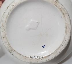 Jarre à eau en Imari anglais antique, bleu cobalt et oranges, fin des années 1800, Angleterre