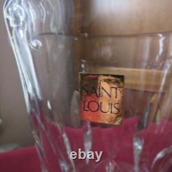 Jarre à eau en cristal de Saint Louis, modèle Jersey, signée 1