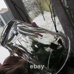 Jarre à eau en cristal de Saint Louis, modèle Jersey, signée 1