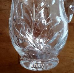 Jarre à eau en cristal taillée ABP antique avec motif floral 8