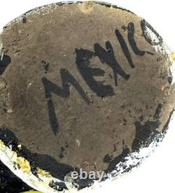 Jarre à eau en terre cuite Talavera peinte à la main des années 1950, Mexique