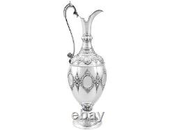 Jarre à vin / eau en argent sterling antique victorien (1869)