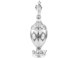 Jarre à vin / eau en argent sterling antique victorien (1869)