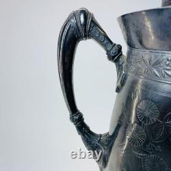 Jarre en argent plaqué Antique Simpson Hall Miller. #387