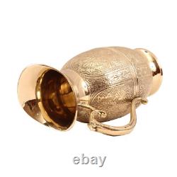Jarre en laiton Shahi designer pour le stockage et le service d'eau 1300 ML Pack de 1