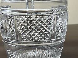 Jarretière en verre Waterford vintage, motif inconnu mais similaire à Hibernia