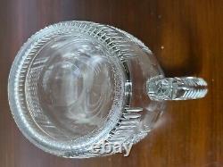 Jarretière en verre Waterford vintage, motif inconnu mais similaire à Hibernia