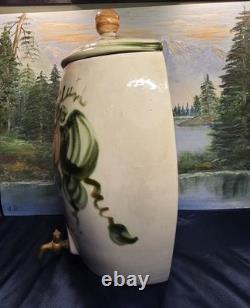 John B Taylor Récolte Vintage Céramiques Poterie Murale Montée Distributeur d'Eau Jug
