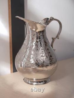 Jug de service à boisson en cuivre avec poignée en laiton, capacité de 2 litres, carafe à eau Jug de service à boisson en cuivre avec poignée en laiton, capacité de 2 litres, carafe à eau