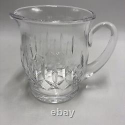 Jug en cristal Waterford Kildare de 38 oz, 5,75 pouces de hauteur, transparent, taillé pour eau ou jus