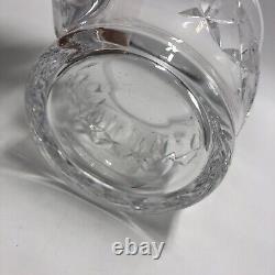 Jug en cristal Waterford Kildare de 38 oz, 5,75 pouces de hauteur, transparent, taillé pour eau ou jus