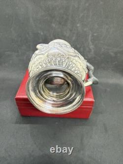 Juge à eau en argent sterling victorien orné, Londres 1897 par GJDF