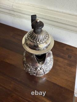 Juge à eau en argent sterling victorien orné, Londres 1897 par GJDF