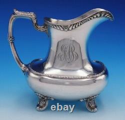 King George Par Pitcher Gorham Sterling Silver Water Withapplied Pieds # A499 (# 3281)