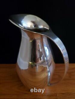 Midcentury Modern Sterling Silver Water Pitcher Mexique