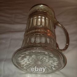 Mug à bière français antique, vintage, cruche à vin, carafe à eau, extrêmement rare